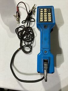 Vintage Harris Dracon TS21 Test Set Blue Linesman Handset Cannot Get Screws Out