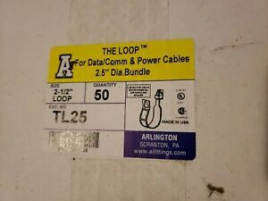 Arlington TL25 The LOOP - Cable Hanger - Holds 2.5in Bundle - 50 pack