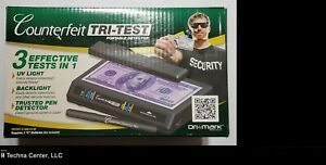 Dri-Mark Tri Test Counterfeit Bill Detector, 7in x 4in x 2.5in - DRI351TRI