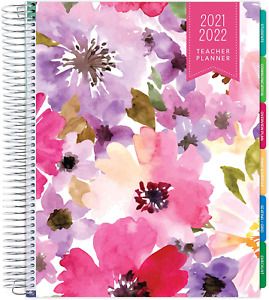 Deluxe 2021-2022 Dated Teacher Planner: 8.5&#034;x11&#034; Includes 7 Periods, Page Tabs,