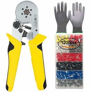 SANUKE Crimper Plier Kit SAE8 6-6 Self-adjustable Crimping Tools 1200 Terminal C