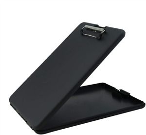 Saunders 00558 Black SlimMate Storage Letter/A4 Clipboard 1.25&#034; x 9.5&#034; x 12.75