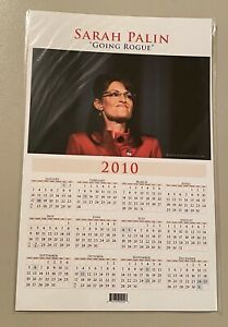 NEW Sealed in Plastic SARAH PALIN Going Rogue 2010 calendar