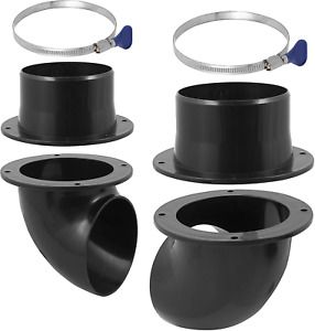 Dust Separator Cyclone Dust Collector Kit for Use with Barrels Trash Cans 4 Inch