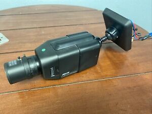 pelco box security camera with  mount and bracket plate