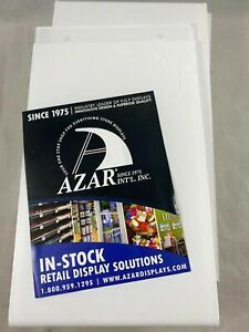 AZAR Clear Wall Hanging Retail Sign Holder 9.5&#034; X 5.5&#034; Display Protector 10 Pack