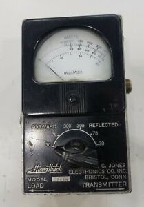 MICROWAVE DEVICES MICRO MATCH 711N WATT METER 300 WATT