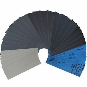 54pcs Wet Dry Sandpaper 1000 to 5000 Grit Assortment 9 x 3.6 Inches for W Coceca