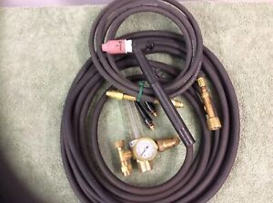 WP-17FV-20R TIG TORCH 150 Amp W/Flowmeter &amp; 10 Ft Hose