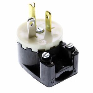 BRYANT 5395Z ADJUSTABLE STRAIGHT BLADE ANGLE PLUG, 20A, 125V, 5-20P, (10-PACK)