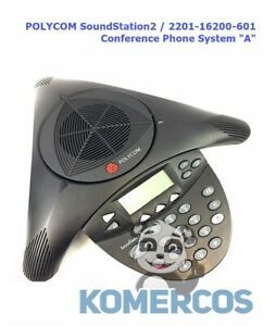 POLYCOM SoundStation2 / 2201-16200-601 Conference Phone System &#034;A&#034;