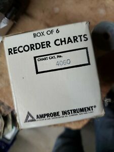 Lot Of 6 Amprobe 4060 Chart Recorder Paper Roll New hvac chart