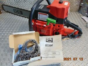 * ICS 633GC ** 16 INCH GAS CONCRETE CHAINSAW WITH EXTRA CHAIN &#034;NICE CONDITION&#034;