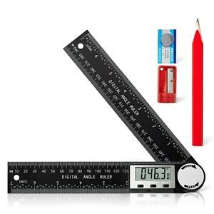 Digital Angle Finder Protractor, 2 in 1 Angle Finder Ruler with 14inch/400mm ...