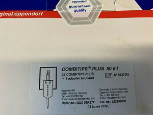 EPPENDORF Combitips Plus 50mL Syringe, 22266608