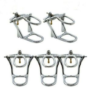 5PCS Dental Articulator Chrome Plkated Full High Arch Denture Adjustable JT-05