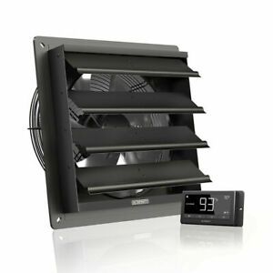 AIRLIFT T12 Shutter Exhaust Wall Mount-Fan 12&#034; Attic, Shed, Workshop, Greenhouse