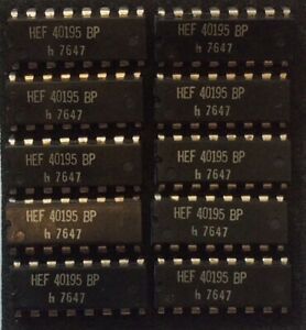 10x Philips HEF 40195BP - 4-Bit Universal Shift Register