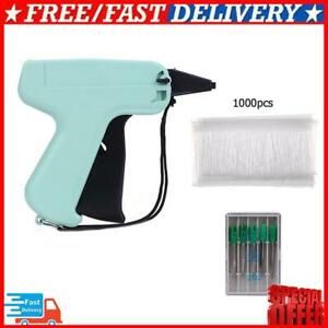 Clothes Garment Sewing Price Label Tagging Tag Gun+5 Needles+1000 Barbs Tools