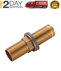 6inch Faucet Extension Tubes Extra Length Shank Nuts Tap Threaded Pipe Mounting