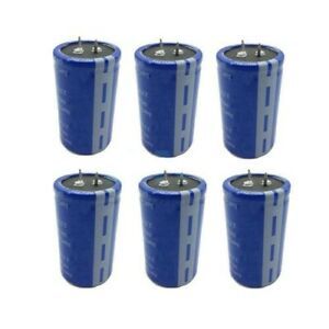 2.7V 500F Automobile Car Super Farad Capacitance Capacitor 35mm*60mm 6pcs Blue