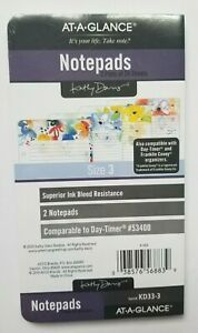AT-A-GLANCE Kathy Davis Notepads Undated Refill, Size 3 Franklin Covey Day-Timer
