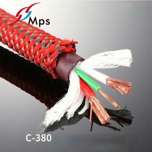 1 meter MPS oxygen-free copper C-380 fever shielded HIFI audio AV signal cable