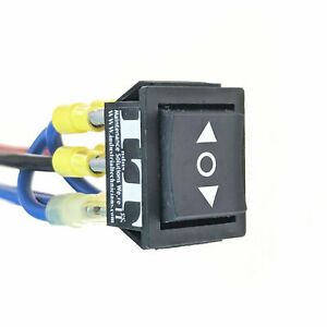 Industec Wired 20 AMP - 12V 24V Motor Polarity Reversing Momentary Switch