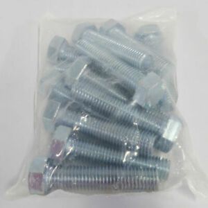Endries International 3/4-10 x 3-1/4 Zinc Hex Head Tap Bolt - 12 Pack