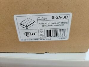 BRAND NEW EDWARDS EST SIGA-SD SIGA SD DUCT SMOKE DETECTOR FREE SHIPPING !!! NIB