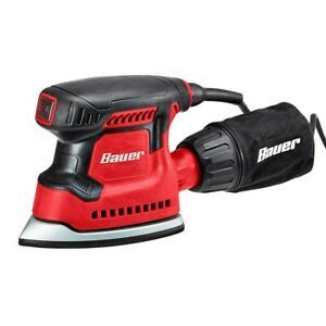Detail Corner Sander 1.2 Amp 12,500 OPM Heavy Duty Corded with Dust Bag &amp; Paper