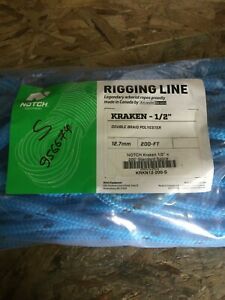 NOTCH KRAKEN RIGGING ROPE -- 1/2IN -- 200FT W/ STANDARD EYE