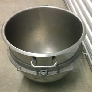 Stainless Steel 60 Quart Mixing Bowl For Commercial Stand Mixer + Tools.