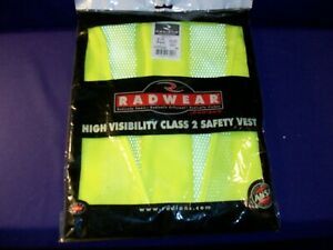 Radwear SV2ZGM Class 2 Reflective   Surveyor Safety Vest, Mesh NEW  4X