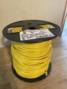 SOUTHWIRE 411030502 Hookup Wire/MTW 14AWG 500ft Yellow