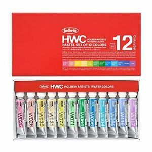Holbein transparent watercolor paint pastel color 12 color set W452