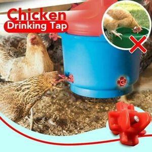 10 Pack Horizontal Chicken Nipples Waterer Automatic Y0U9 Drinker Poultry O5J4