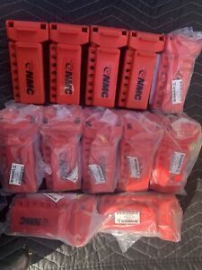 Lot Of 12  NMC 3/8 To 1 1/4 Ball Valve Lock Out