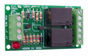ELK-924 Sensitive Relay Module DPDT 12 / 24 VDC Super Low 1.2 mA Trigger Current