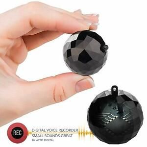 Digital Voice Activated Recorder - Golf Ball Size Keychain with up to 132 Hours