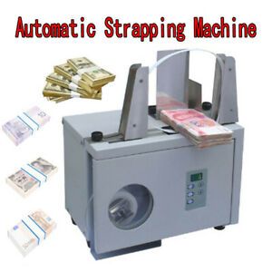 110VAutomatic Banknote Banding MachinePaper Money Strapping Bundling Machine120W