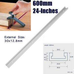 24 Inch 600mm T-tracks T-slot Miter Track Jig Fixture Slot for Router Tabl