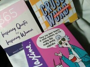 3 Rare New 2021 Desk Calendars Maxine Crossword Inspiring Women Quotes Desktop