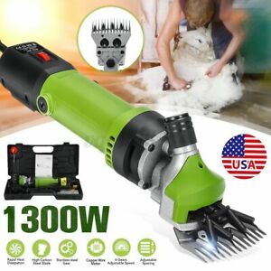 110V/1300W Electric Shears Shearing Clipper Sheep Goat Pet Farm Machine 2400 RPM