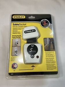 NEW Stanley Safety Socket Break Away Electrical Wall Outlet Adapter