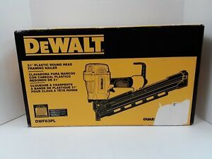 DEWALT DWF83PL Pneumatic 21-Degree Collated Framing Nailer !