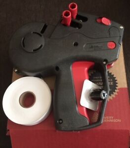 MONARCH 1136-01 PRICE GUN 2 LINE *NEW* + 1 ROLL WHT LABELS &amp; INK*FREE FREIGHT