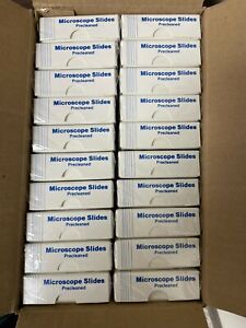 Fisherbrand Frosted Microscope Slides 12-552 25 X 75 X 1mm 10 Gross Box.