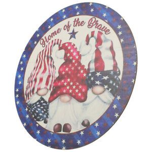1pc Independence Day Hanging Sign Shop Home Chic Hanging Ornament