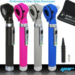 EAROSCOPE Ear Otoscope Mini Fiber Optic Medical Diagnostic Examination Approved